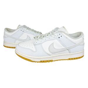 Nike Dunk Low Next Nature Football Grey / Gum White Sneakers Women Size 7.5